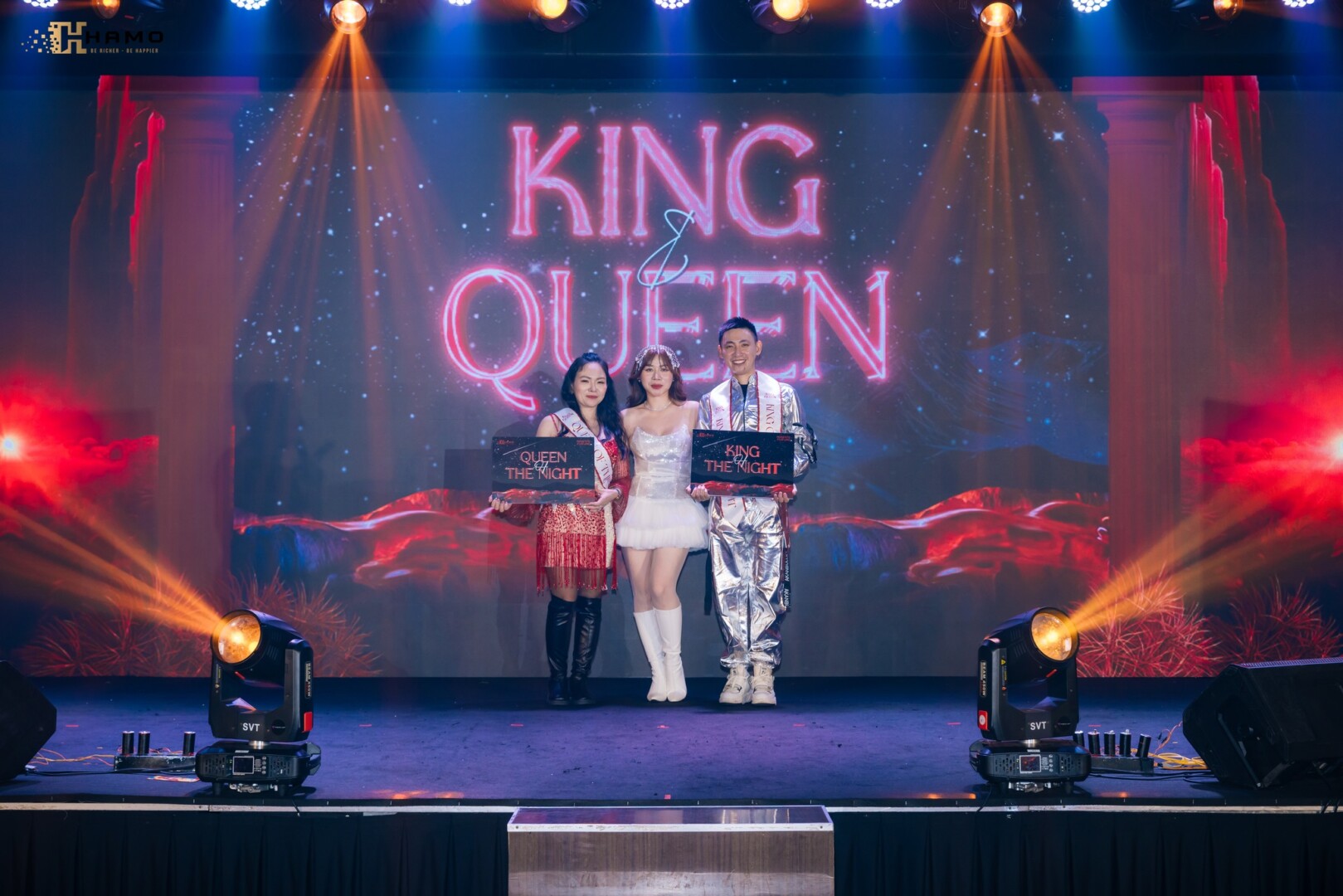 King & Queen của đêm tiệc Year End Party HCM